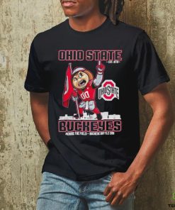 Official Ohio State Est 1870 Buckeyes Across The Field Buckeye Battle Cry Shirt