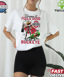 Official Ohio State Football 2025 CFP National Champions Damn It Feels Good To Be Irish Shirt