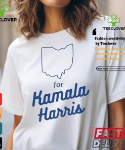 Official Ohio for Kamala Harris map T shirt