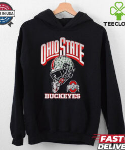 Official Ohio State Buckeyes Football T-Shirt, showcasing team pride with a bold design featuring the iconic Buckeyes logo.