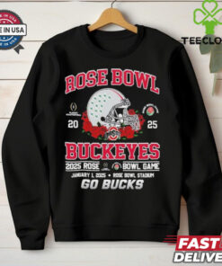 Official Ohio state buckeyes rose bowl game 2025 go bucks T shirt