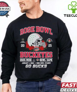 Official Ohio state buckeyes rose bowl game 2025 go bucks T shirt