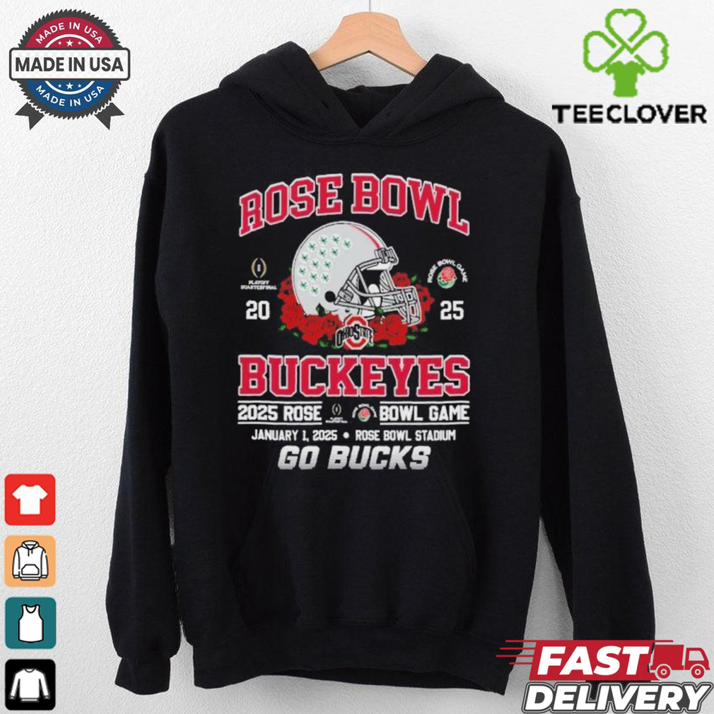 Official Ohio state buckeyes rose bowl game 2025 go bucks T shirt Official Ohio state buckeyes rose bowl game 2025 go bucks T shirt