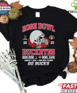 Official Ohio state buckeyes rose bowl game 2025 go bucks T shirt