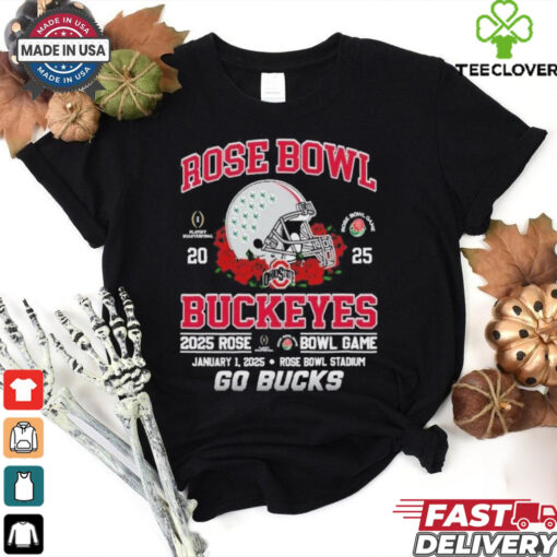 Official Ohio state buckeyes rose bowl game 2025 go bucks T shirt