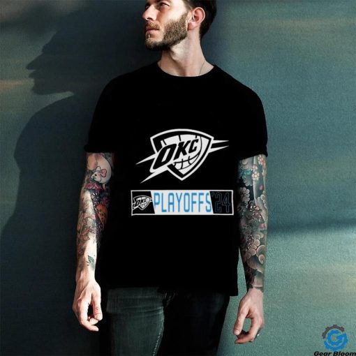 Official Oklahoma City Thunder 2024 Playoffs Logo shirt