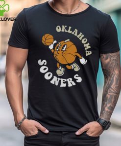 Official Oklahoma Sooners Comfort Colors Basketball Logo Tee Shirt