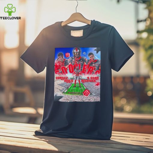 Official Oklahoma Sooners Gortez Milis 4 Star Receiver Shirt