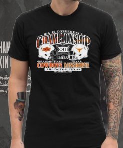 Official Oklahoma State Cowboys Vs Texas Longhorns 2023 Big 12 Conference Championship Bound Head To Head Shirt