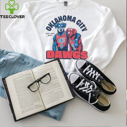 Official Oklahoma city dawgs woof woof woof basketball shirt