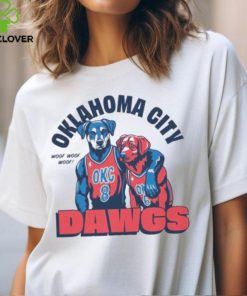 Official Oklahoma city dawgs woof woof woof basketball shirt