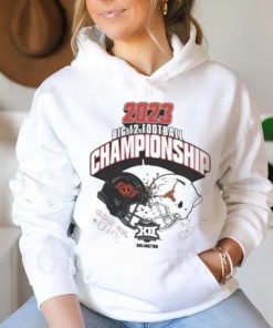 Official Oklahoma state Cowboys vs Texas longhorns 2023 big 12 Football championship head to head T shirt