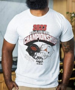 Official Oklahoma state Cowboys vs Texas longhorns 2023 big 12 Football championship head to head T shirt