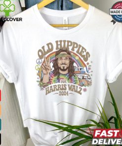 Official Old Hippies Harris Walz 2024 T Shirt