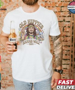 Official Old Hippies Harris Walz 2024 T Shirt