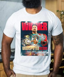 Official Oleksandr Usyk Winner Undisputed Heavy Weight World Champion T shirt