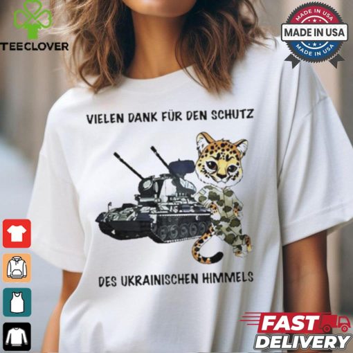 Official Oleksii Makeiev Vielen Dank Für Den Schutz Des Ukrainischen Himmels t hoodie, sweater, longsleeve, shirt v-neck, t-shirt