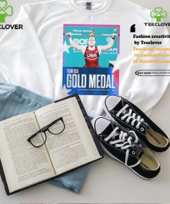 Official Olivia Reeves Team USA Gold Medal Women’s Weightlifting 71kg Paris Olympic 2024 Poster t shirt