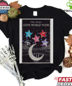 Official Olivia Rodrigo Oct 29 2024 Guts World Tour Poster Shirt