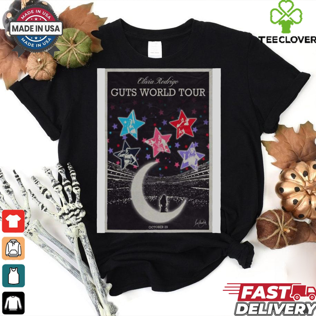 Official Olivia Rodrigo Oct 29 2024 Guts World Tour Poster Shirt Official Olivia Rodrigo Oct 29 2024 Guts World Tour Poster Shirt