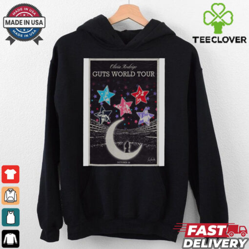Official Olivia Rodrigo Oct 29 2024 Guts World Tour Poster Shirt