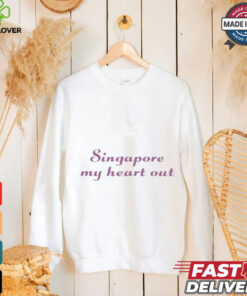 Official Olivia Rodrigo Wearing Singapore My Heart Out Shirts
