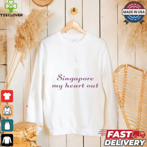 Official Olivia Rodrigo Wearing Singapore My Heart Out Shirts