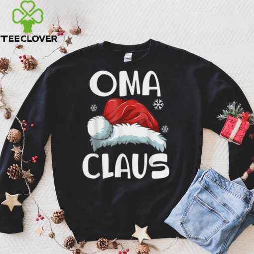 Official Oma Claus Shirt Christmas Pajama Family Matching Xmas Sweater Shirt