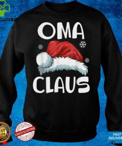 Official Oma Claus Shirt Christmas Pajama Family Matching Xmas Sweater Shirt