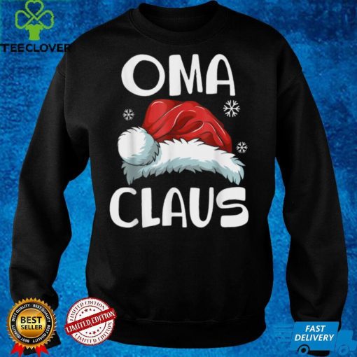 Official Oma Claus Shirt Christmas Pajama Family Matching Xmas Sweater Shirt