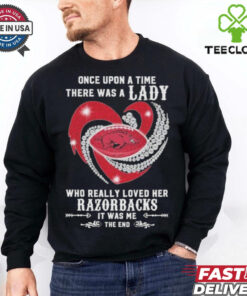 Official Once Upon A Time There Was A Lady Who Really Loved Her Arkansas Razorbacks Diamonds Shirt