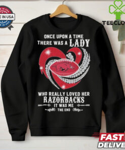 Official Once Upon A Time There Was A Lady Who Really Loved Her Arkansas Razorbacks Diamonds Shirt