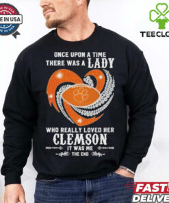 Official Once Upon A Time There Was A Lady Who Really Loved Her Clemson Tigers Diamonds Shirt