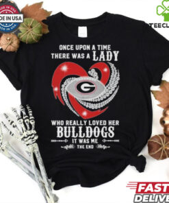 Official Once Upon A Time There Was A Lady Who Really Loved Her Georgia Bulldogs Diamonds Shirt