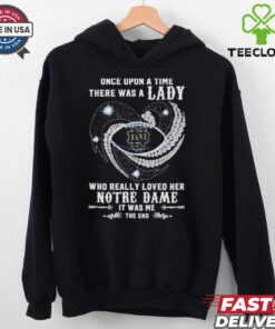 Official Once Upon A Time There Was A Lady Who Really Loved Her Notre Dame Fighting Irish Diamonds Shirt