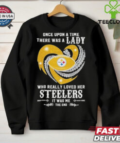 Official Once Upon A Time There Was A Lady Who Really Loved Her Pittsburgh Steelers Diamonds Shirt