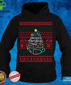 Official Oncology Christmas Crew Oncology Nurse Ugly Christmas Tee Sweater Shirt