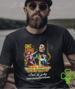 Official One Love Bod Marley King Of Reggae Thank You For The Memories Signature Shirt