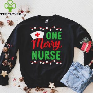 Official One Merry Nurse Christmas T Shirt