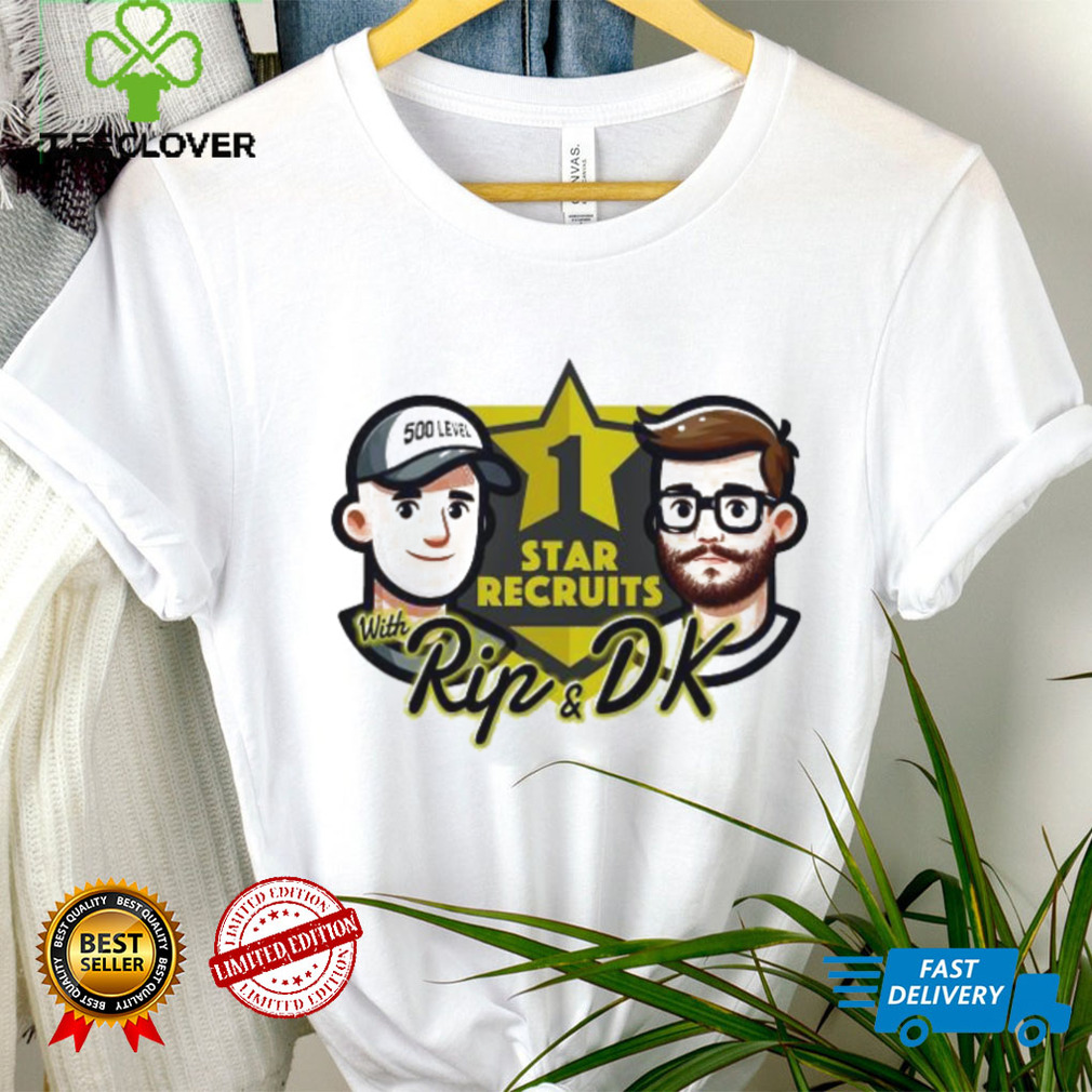 Official One Star Recruits With Rip and DK shirt Official One Star Recruits With Rip and DK shirt