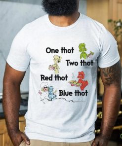 Official One Thot Two Thot Red Thot Blue Thot Shirt