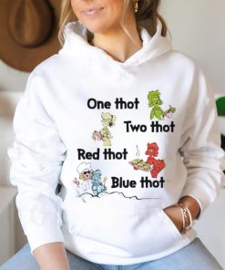 Official One Thot Two Thot Red Thot Blue Thot Shirt