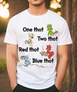 Official One Thot Two Thot Red Thot Blue Thot Shirt