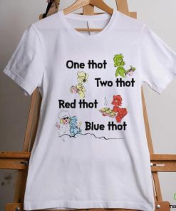 Official One Thot Two Thot Red Thot Blue Thot Shirt