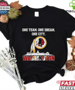 Official One team one dream one city Washington Redskins skyline city shirt