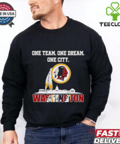 Official One team one dream one city Washington Redskins skyline city shirt
