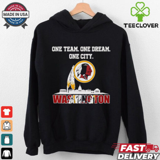 Official One team one dream one city Washington Redskins skyline city shirt
