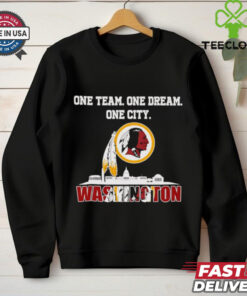 Official One team one dream one city Washington Redskins skyline city shirt