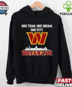 Official One team one dream one city Washington skyline city shirt