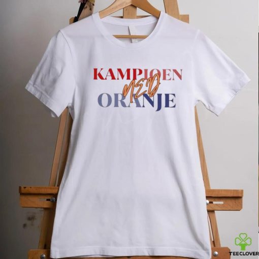 Official Oranje Kampioen Pays bas, Nederland Shirt
